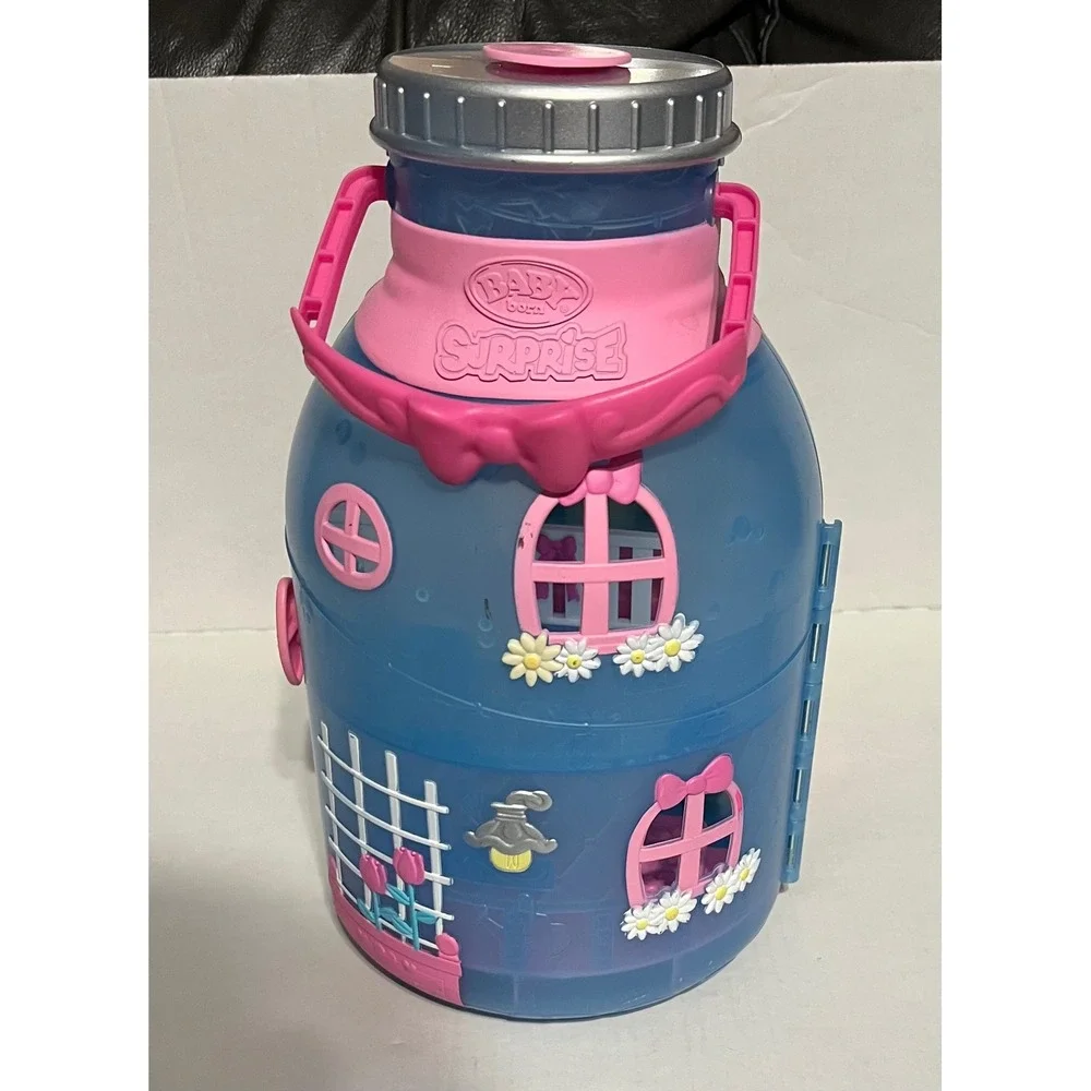 Baby Born Surprise Milk Bottle House Playset Doll Tub Accessories Lot